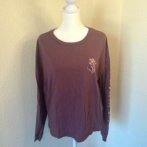 French Pastry Lightweight Long Sleeve Sweatshirt ~ Size Large
